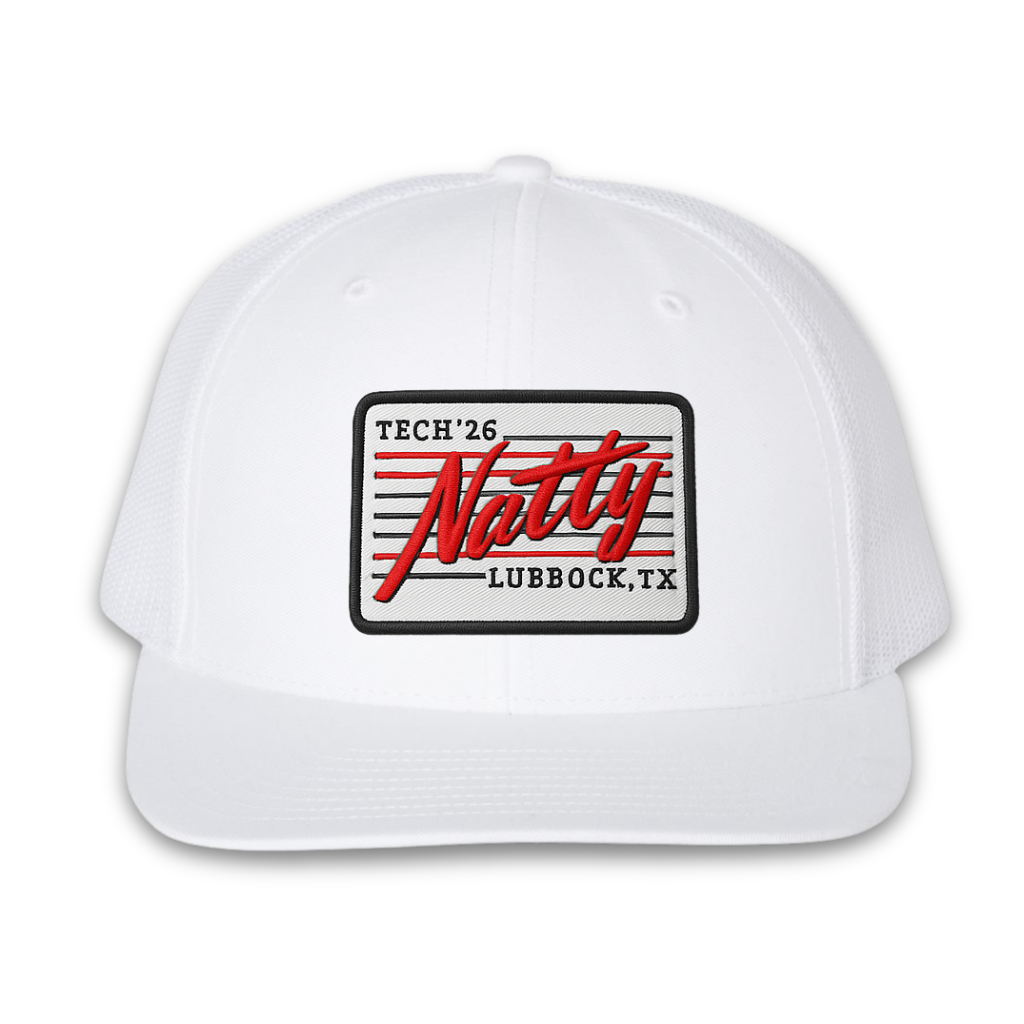 Tech '26 Natty Patch Mesh Back Cap- White Richardson 112