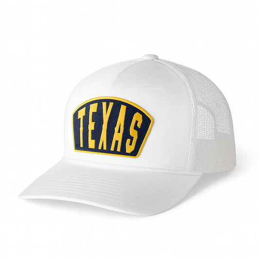 Texas Ambassador Patch Mesh-Back Cap- White Richardson 112