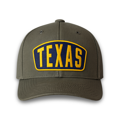 Texas Ambassador Patch Canvas Cap- Heritage Green