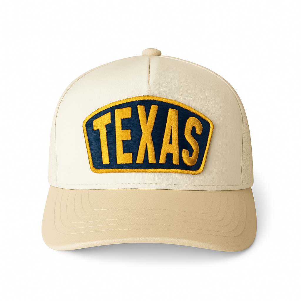 Texas Ambassador Patch Classic Ball Cap- Khaki and Natural