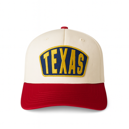 Texas Ambassador Patch Classic Ball Cap- Red and Natural