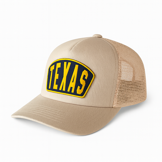 Texas Ambassador Patch Classic Twill Trucker Cap- Stone
