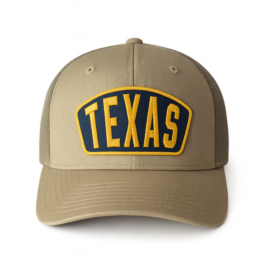 Texas Ambassador Patch Mesh-Back Cap- Army Green Richardson 112