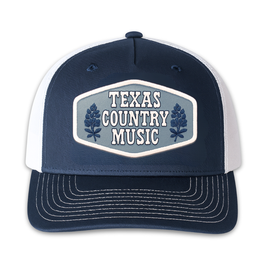 Texas Country Music Patch Mesh Back Cap- Navy Richardson 112